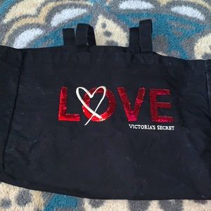 Victoria’s Secret tote bag. BIG